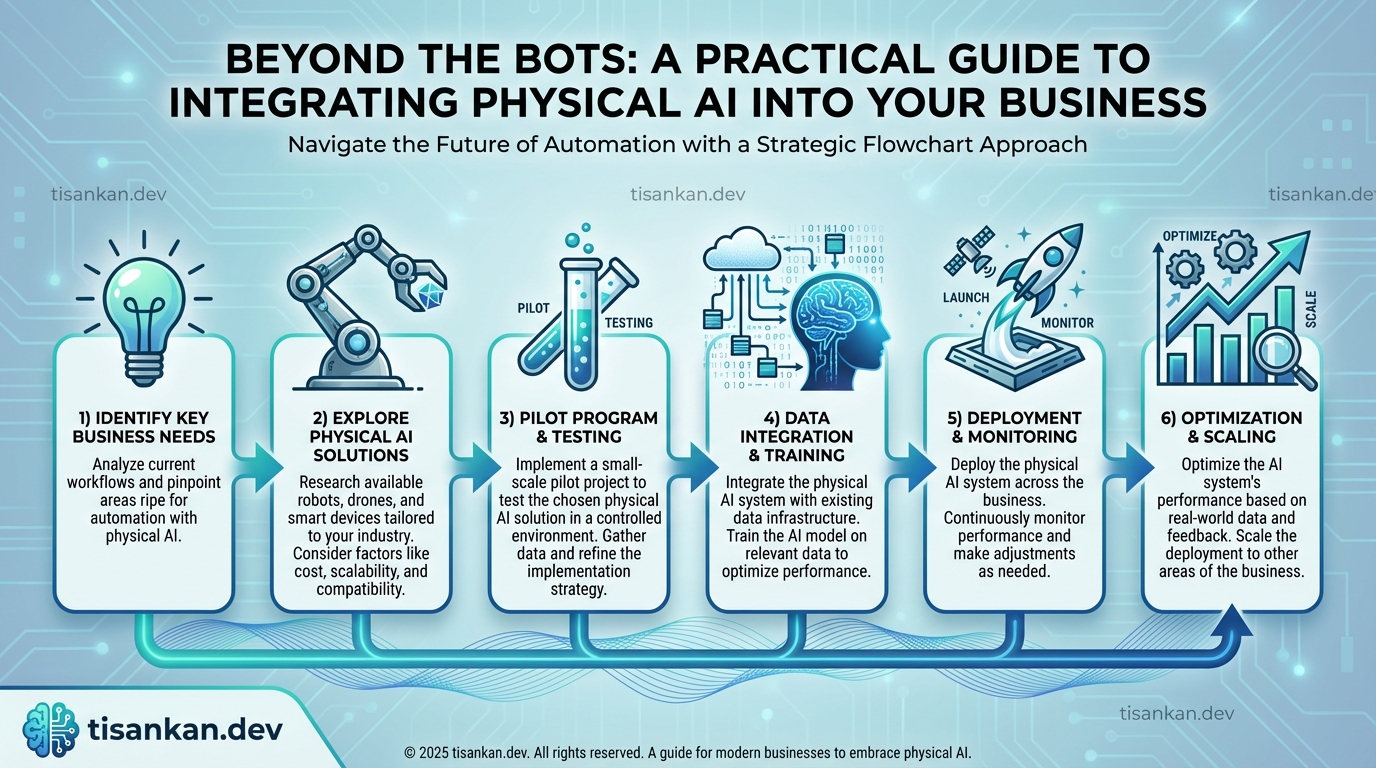Transformative Beyond the Bots: A Practical Guide to Integrating Physical AI into Your Business 2 tisankan Beyond the Bots Infographic