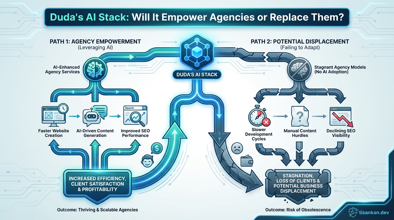 Duda AI Agency Impact Infographic