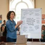 Lessons on maintaining your humanity in the world of AI technology concept