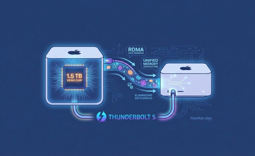 Mac Studio VRAM: Unleashed: 1.5 TB VRAM Mac Studio with RDMA over Thunderbolt 5