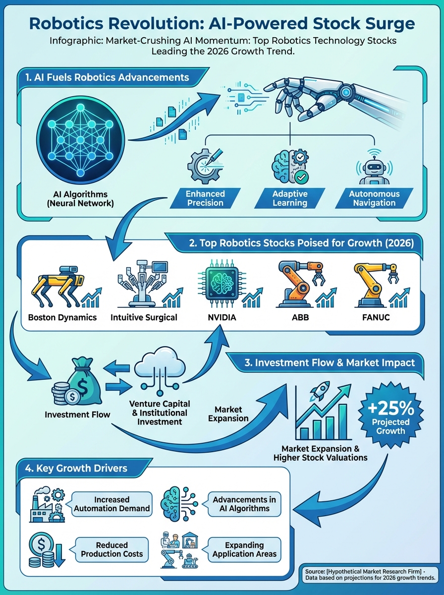 7+ Predictions: Market-Crushing AI Momentum: Top Robotics Technology Stocks Leading the 2026 Growth Trend - A Strategic Outlook 2 tisankan Market-Crushing AI Momentum: Top Robotics Technology Stocks Leading the 2026 Growth Trend Infographic