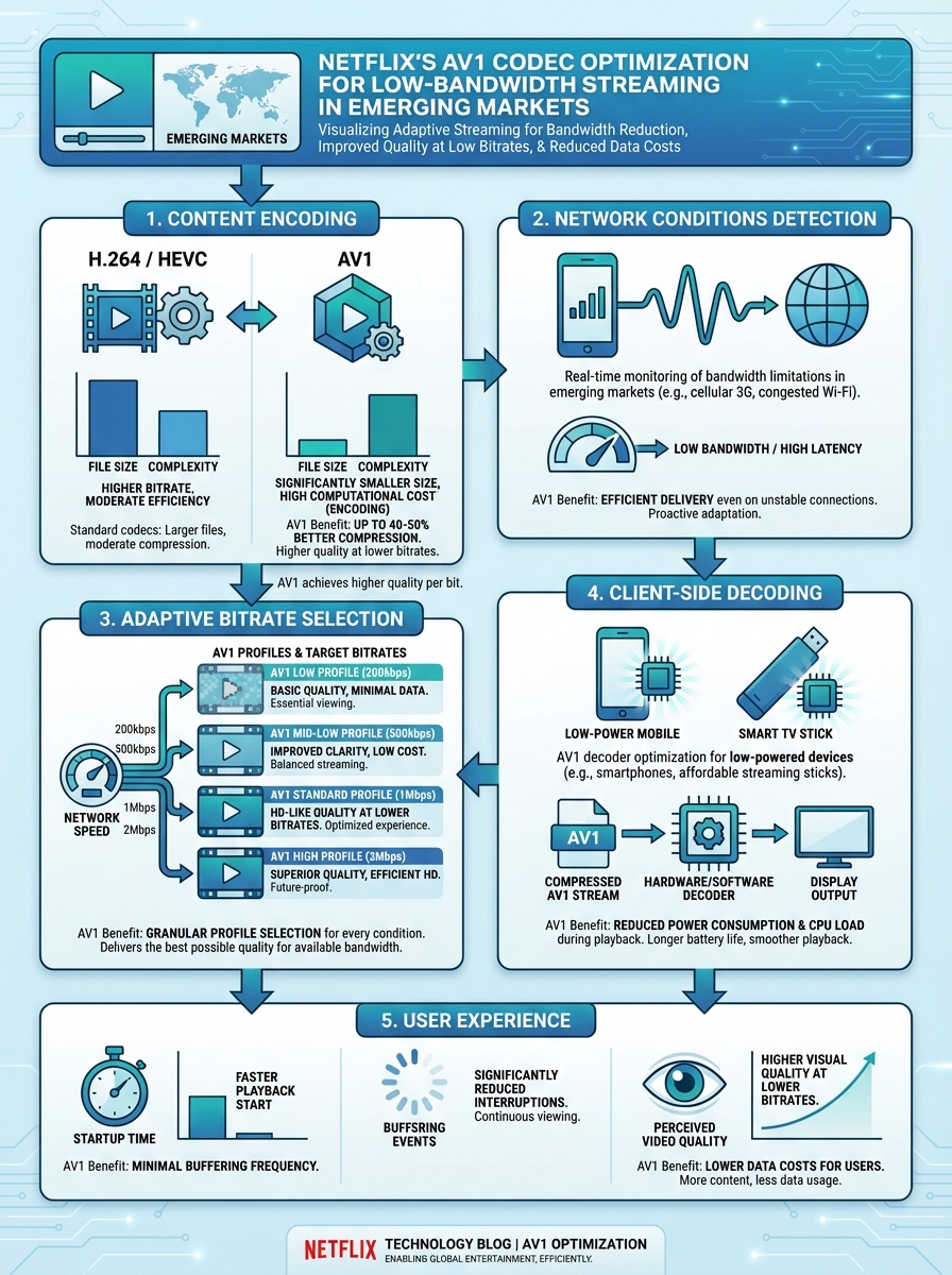 7+ Expert Strategies for Mastering Netflix AV1 Codec for Low-Bandwidth Streaming in 2025 2 tisankan Netflix AV1 Codec Infographic