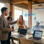 OpenAI vs. Google AI: Beyond the Hype - Who's REALLY Winning (and Why It Matters) Concept Art