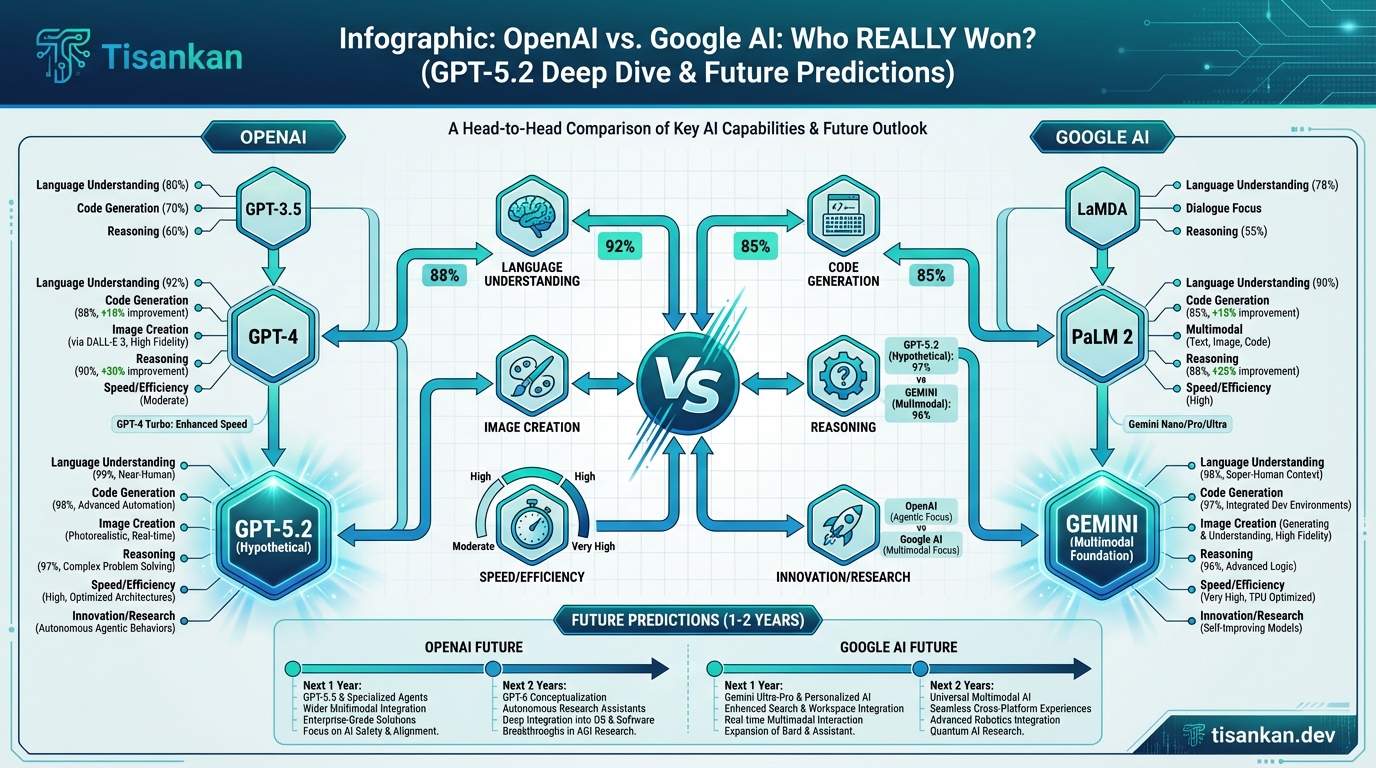 Epic OpenAI vs. Google AI: Who REALLY Won? (GPT-5.2 Deep Dive & Future Predictions) 2 tisankan OpenAI vs. Google AI: Who REALLY Won? (GPT-5.2 Deep Dive & Future Predictions) Infographic