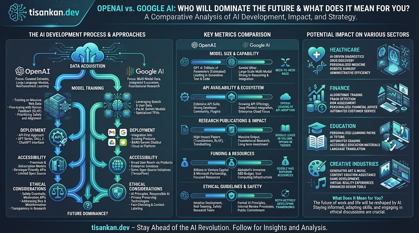 Epic OpenAI vs. Google AI: Who Will Dominate the Future and What Does It Mean for You? Guide 2 tisankan OpenAI vs. Google AI: Who Will Dominate the Future and What Does It Mean for You? Infographic