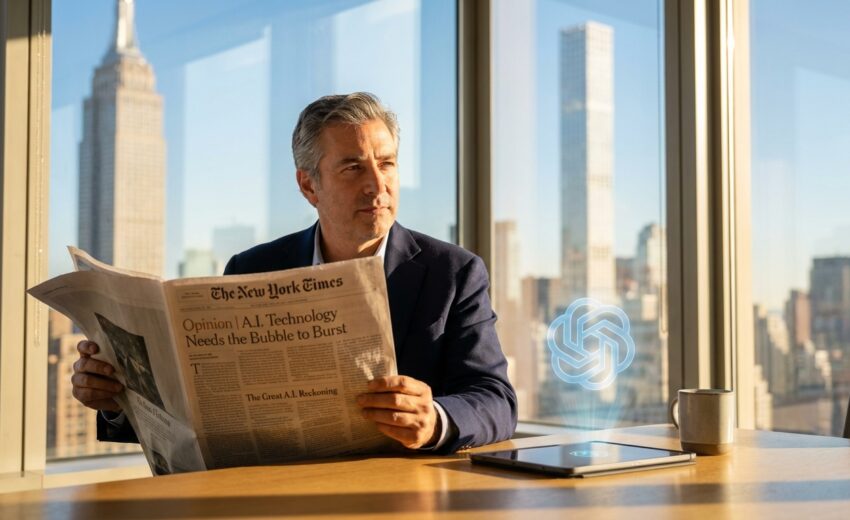 11 Expert Strategies for Opinion | A.I. Technology Needs the Bubble to Burst – The New York Times Reality Check