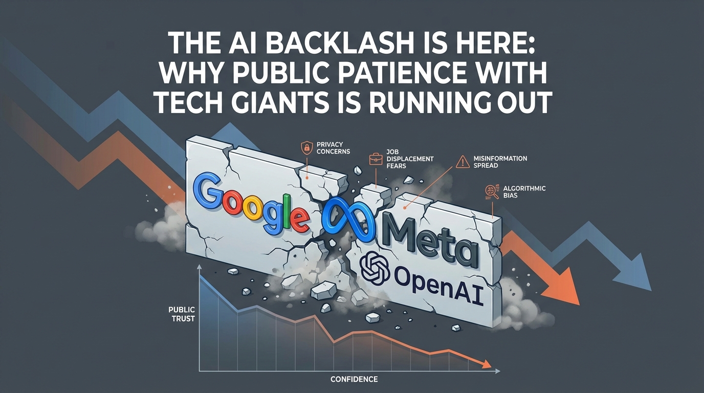 The AI Backlash Is Here: Why Public Patience with Tech Giants Is ...