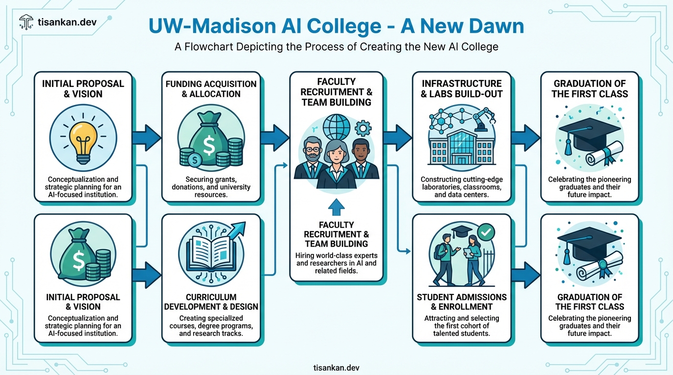 Revolutionary UW-Madison Creating a New College for Artificial Intelligence: Complete Guide 2 tisankan UW-Madison creating a new college for artificial intelligence Infographic
