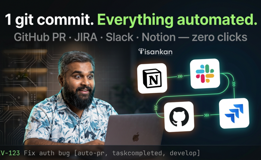 Git Commit Automation: How One Commit Can Create PRs, Update Jira, and Notify Slack